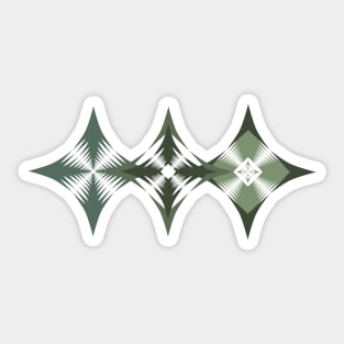 ornamental star shaped geometric Sticker